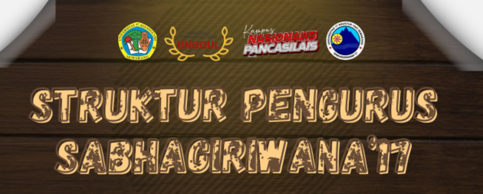 Struktur Kepengurusan Sabhagiriwana S'17
